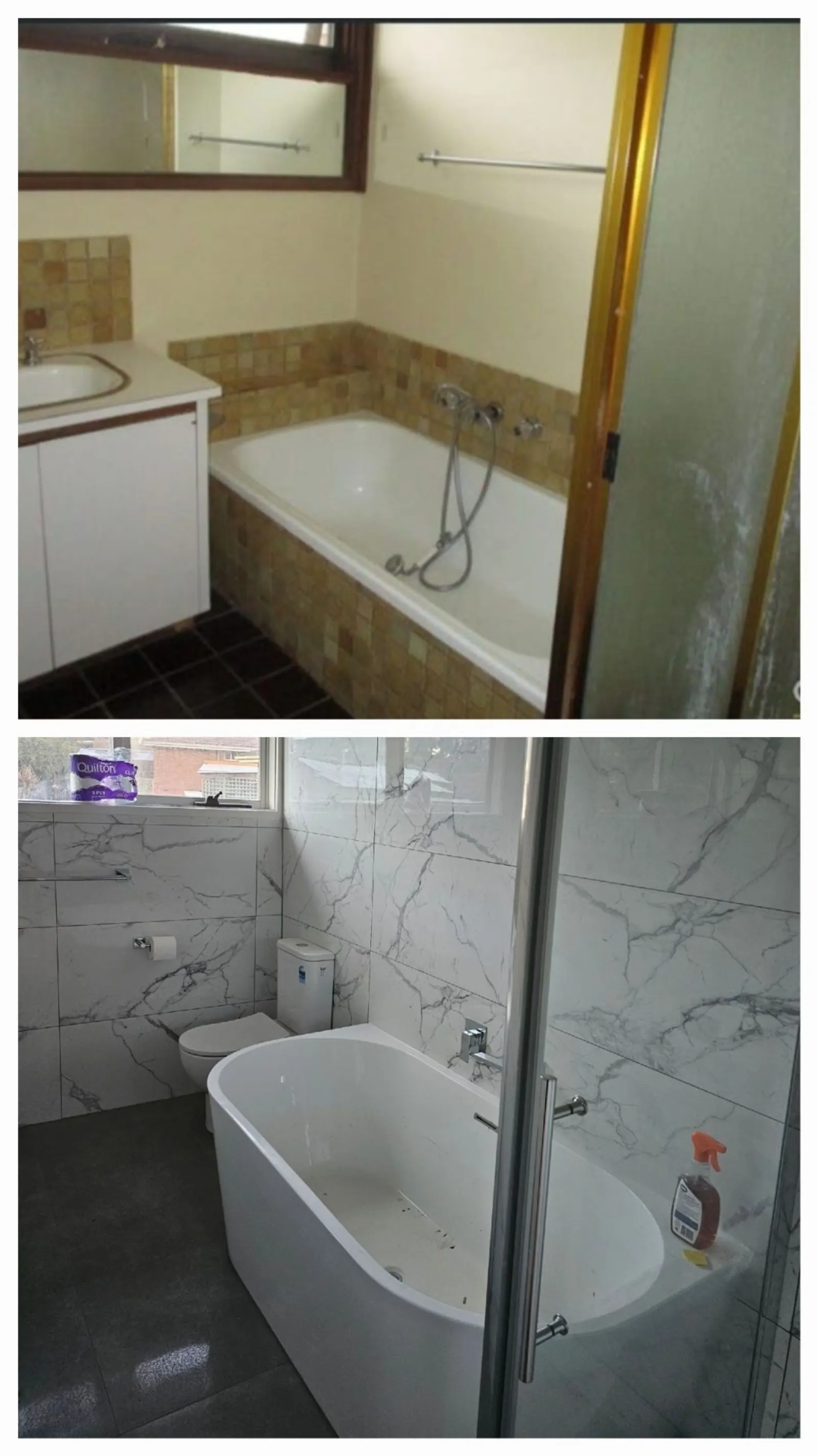Bathroom vanity upgrade - Plumbing commercial maintenance project