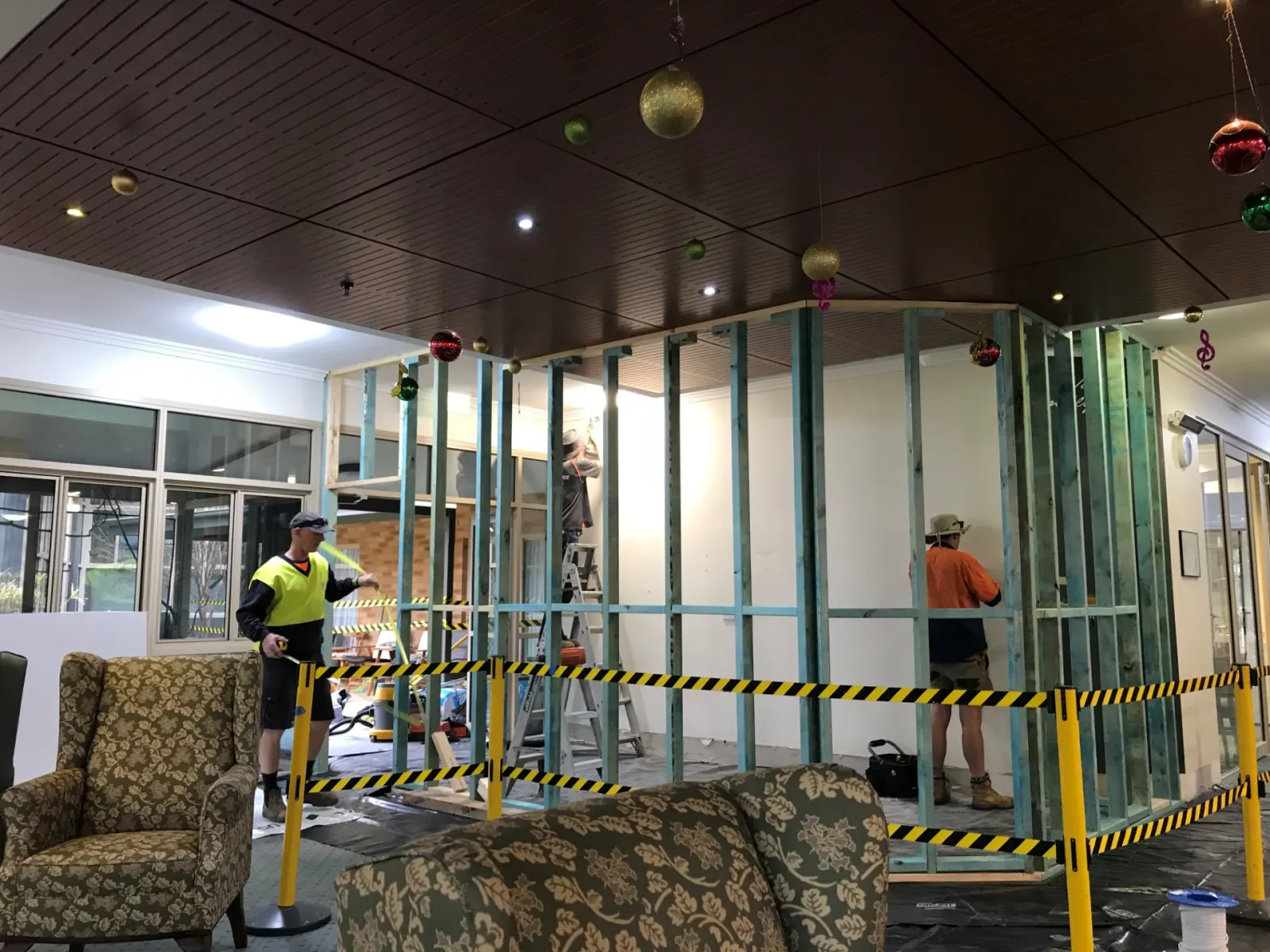 Office fitout carpentry finish